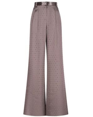 ANDAMANE Wide Trousers - Brown