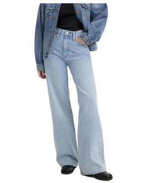 Levi's Ribcage Wide Leg - Blau