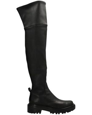 Tory Burch Over-Knee Boots - Black