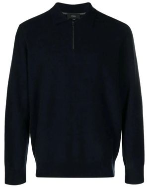 Vince Elegante Blauwe Cashmere Casual Broek