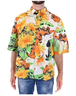 MSGM Short Sleeve Shirts - Multicolour