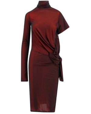 Maison Margiela Midi Dresses - Red