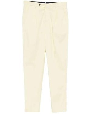 PT Torino Slim-Fit Trousers - Natural