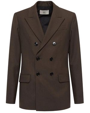 Ami Paris Kostuums ,Bruin ,Formal Blazers
