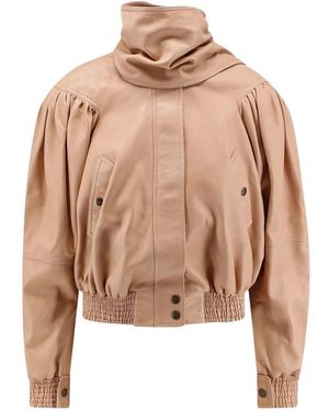 Chloé Leather Jackets - Neutro