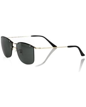 Frankie Morello Clubmaster Sonnenbrille - Mettallic