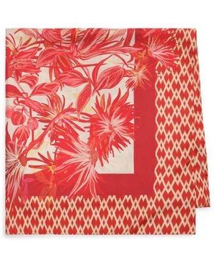 Maliparmi Silky Scarves - Rosso