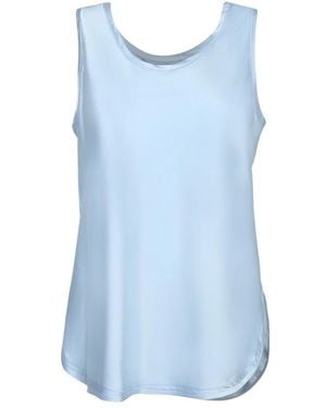 Blanca Vita Sleeveless Tops - Blue