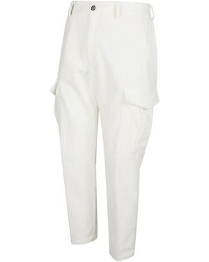 Eleventy Slim-Fit Trousers - Blanco