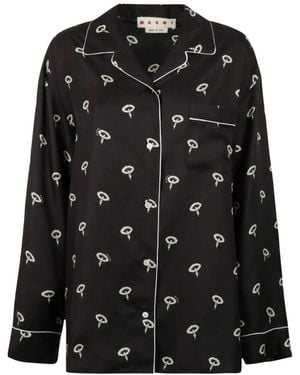 Marni Pyjama Shirt - Zwart