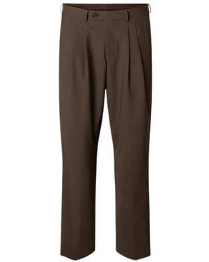 SELECTED Suit Trousers - Marron