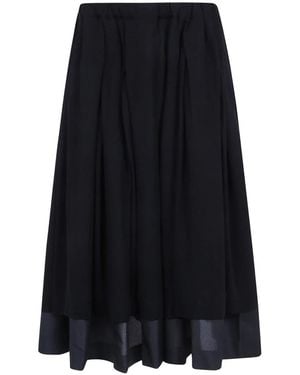 Comme des Garçons Midi Skirts - Blue