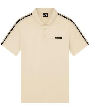 EA7 Polo Shirts - Natural