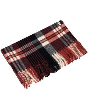 Pepe Jeans Karierter Schal - Rot