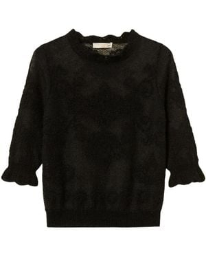 Twinset Round-Neck Knitwear - Negro