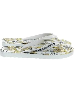 Versace Jeans Couture Flip Flops - White