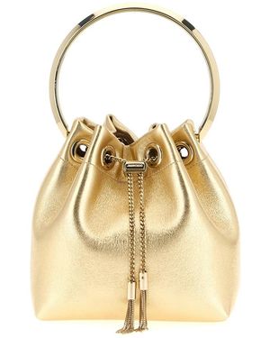 Jimmy Choo 'Bon Bon' Bucket Bag - Metallic