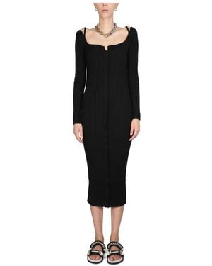 Philosophy Di Lorenzo Serafini Midi Dresses - Black