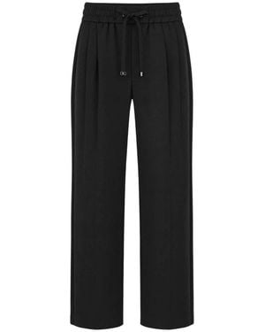 Dolce & Gabbana Wool Gabardine Jogging Broeken - Zwart