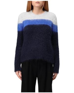 Emporio Armani Round-Neck Knitwear - Blue