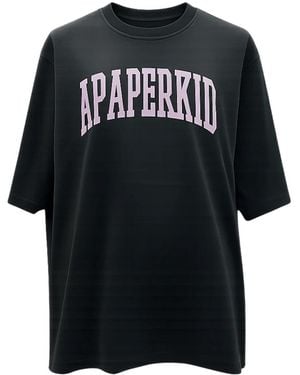 A PAPER KID T-Shirts - Black