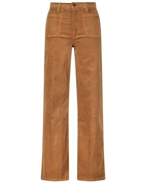 FRAME Straight Trousers - Marron