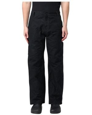 44 Label Group Wide Trousers - Black
