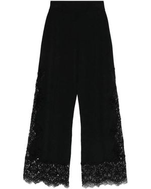 Ermanno Scervino Wide Trousers - Black