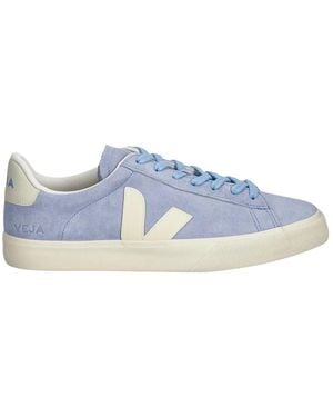 Veja Schoenen ,Blauw ,Katoen Campo Suede