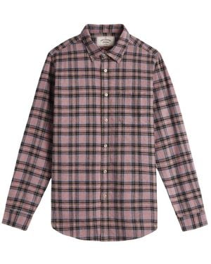 Portuguese Flannel Casual Shirts - Purple