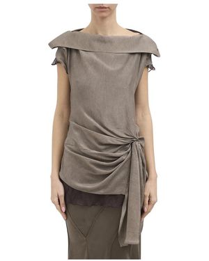 Yehuafan Blouses - Brown