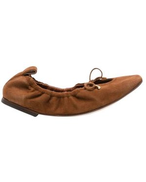 SCAROSSO Ballerinas - Brown