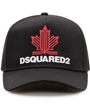 DSquared² Baseball Cap Gabard - Schwarz