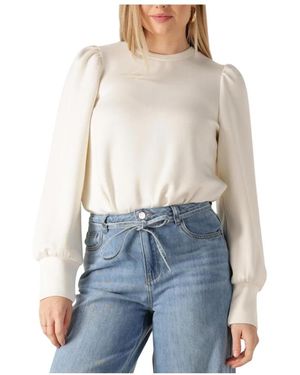 Object Objandrea Re L/S O-Neck Top - Blau