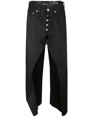 Junya Watanabe Straight Jeans - Negro