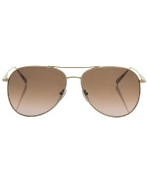 Longchamp Klassieke Aviator Zonnebril - Bruin