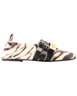 Ganni Sue Triple Ballet Flats - Multicolour