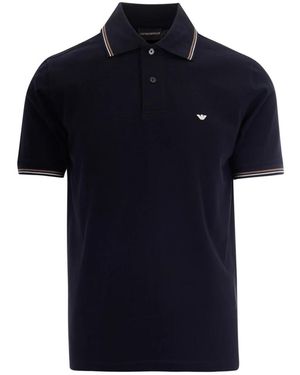 Emporio Armani Polo Shirts - Blue