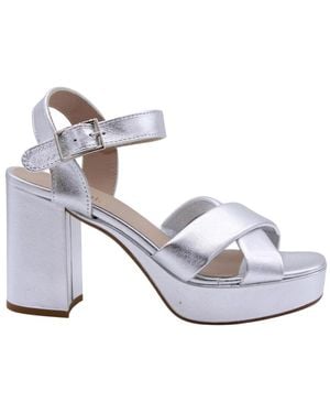 E mia High Heel Sandals - Metallic
