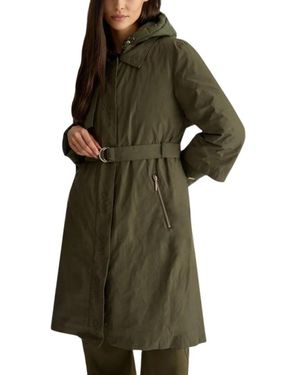 Liu Jo Belted Coats - Green