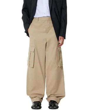 424 Wide Trousers - Neutro