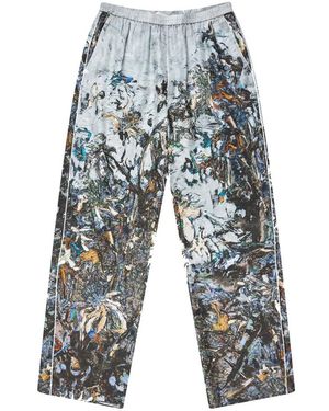 Munthe Wide Trousers - Blue