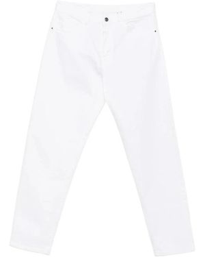 Canali Straight Fit Jeans - White