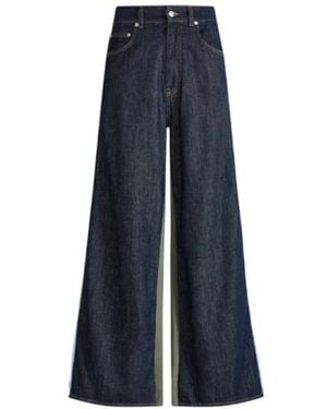 Circus Hotel Wide Jeans - Blu