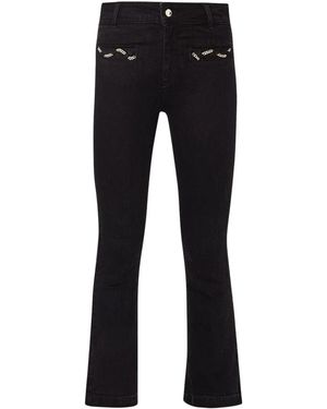 Liu Jo Cropped Jeans - Black