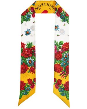 Moschino Silky Scarves - Geel