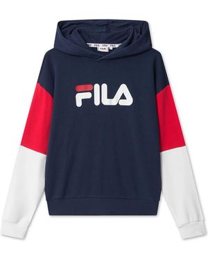 Fila Barret Cropped Hoody - Blauw