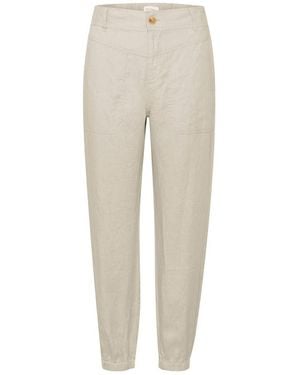 Part Two Slim-Fit Trousers - Natural