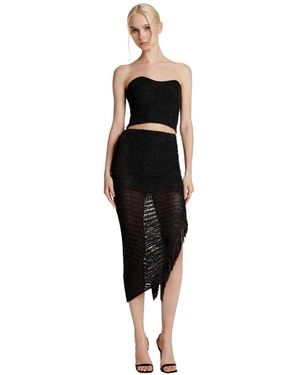 SIMONA CORSELLINI Midi Skirts - Black