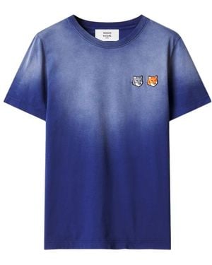 Maison Kitsuné T-Shirts - Azul